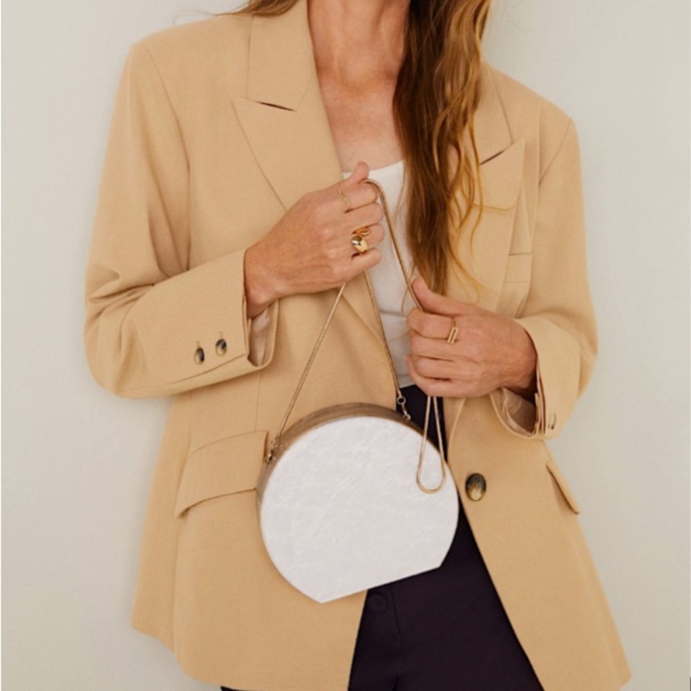 Mango wood Clutch